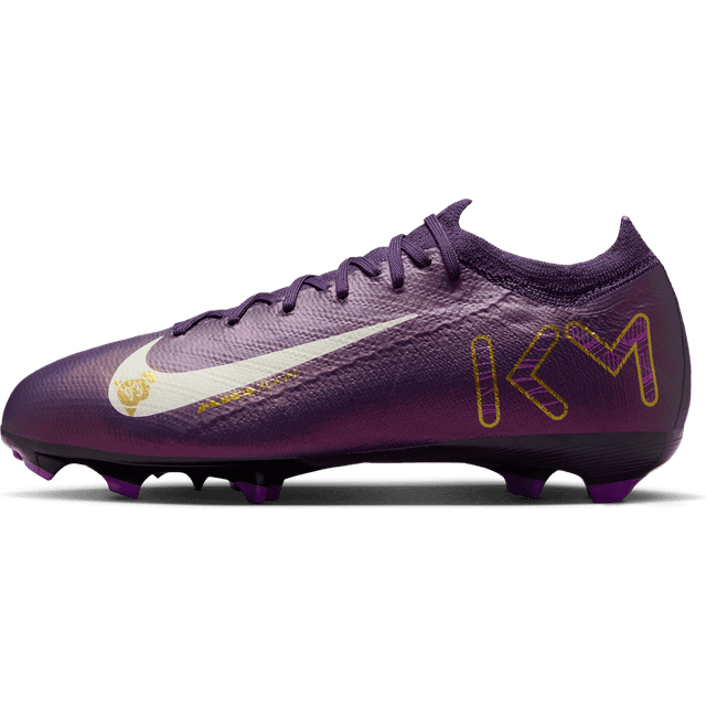 Nike Jr. Mercurial Vapor 16 Pro 'Kylian Mbapp&#xE9;' Older Kids' FG Low-Top Football Boot - Purple - 1.5