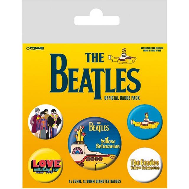 The Beatles Yellow Submarine Badge Set (Pack Of 5)