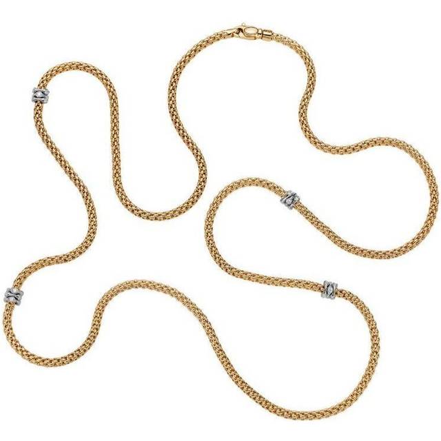 Fope Flex'it Prima 18ct Yellow Gold 0.49ct Diamond Necklace