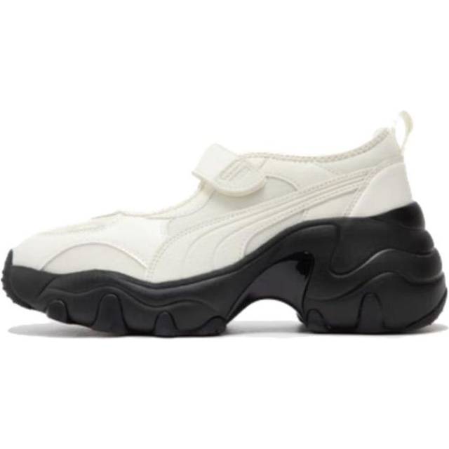(WMNS) PUMA Pulsar Wedge Sandals Jewels 'Frosted Ivory' 399104-01 - White/Black - 6