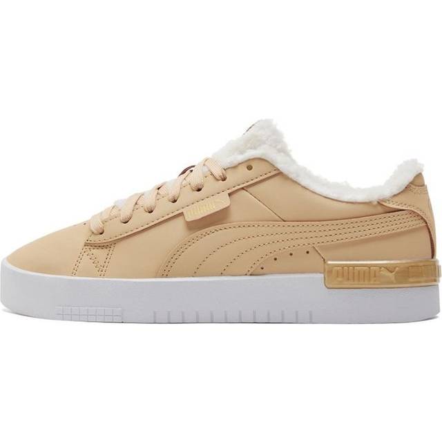 (WMNS) PUMA Jada Teddy Ws Fleece Lined Skateboarding Shoes Khaki 382703-02 - 5.5