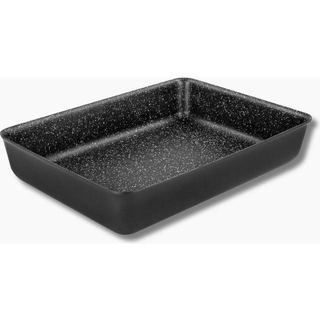 Scoville Neverstick Non-stick Aluminium 6 Roasting Tin - Black