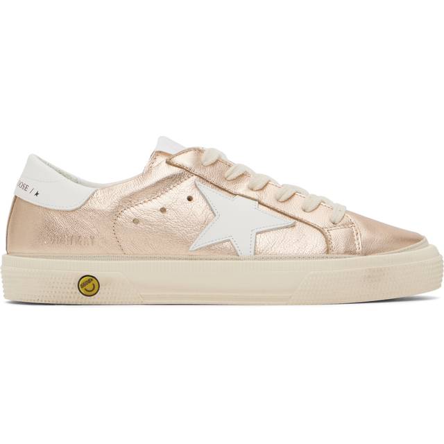 Golden Goose Kids Pink & White May Sneakers - 55637 Rame/White - EU 40