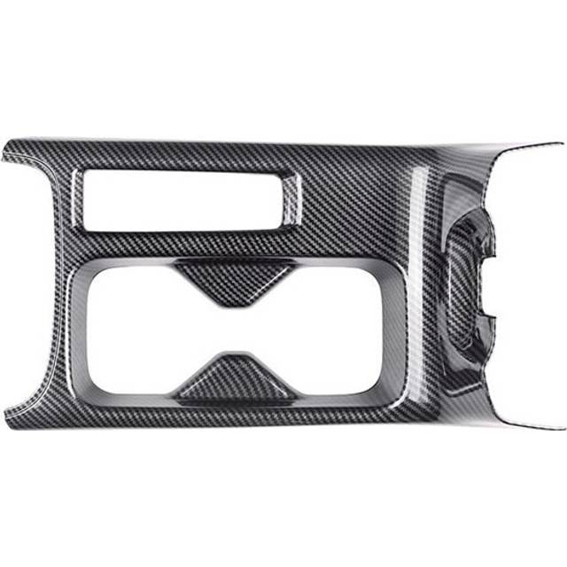 Car Carbon Fiber Center Console Water Cup Holder Decoration Cover Trim Stickers for -V Vezel 2021 2022