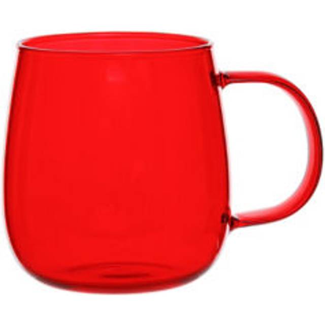 George Home Red Glass Tea Mug