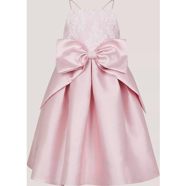 Monsoon Kids' Juniper Occasion Dress, Pink