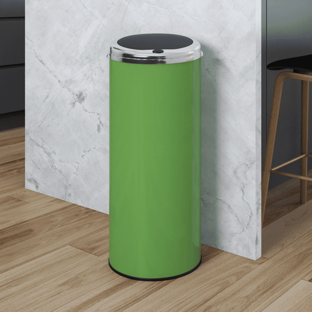 Inmotion 50L Fern Green Stainless Steel  Kitchen Waste Dust Bin