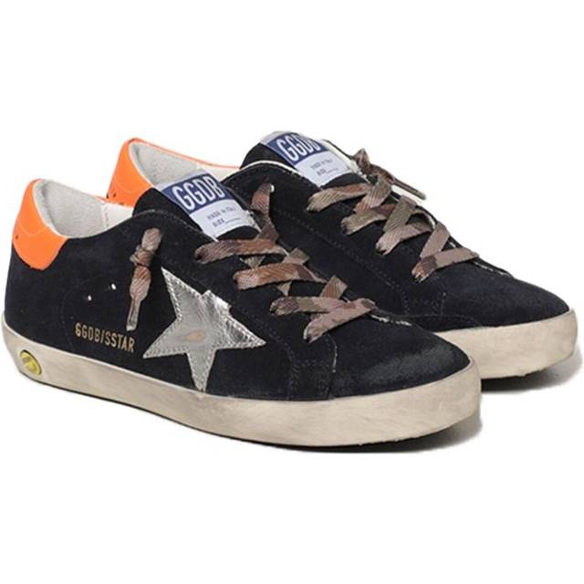 Golden Goose Kids - Superstar suede sneakers - kids - Rubber/Leather/Leather/Suede - 32 - Black