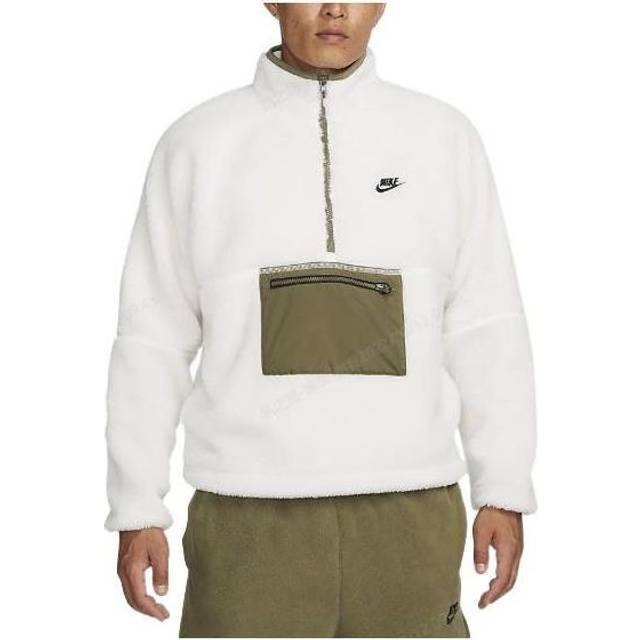 Nike Club Winter half-zip fleece jacket 'White olive' DQ4881-133 - Default Colorway - XL