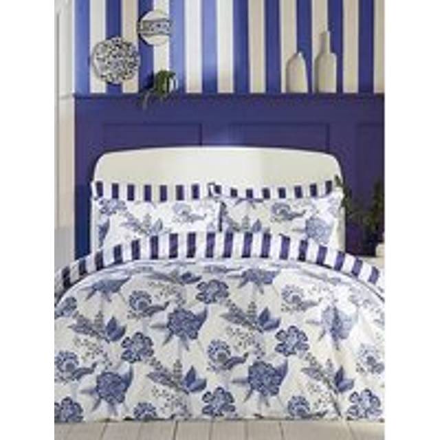 Cath Kidston Doodles and Daydreams Duvet Cover Bedding Set Royal Blue
