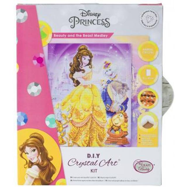 Craft buddy crystal art- beauty and the beast medley crystal art kit 40...