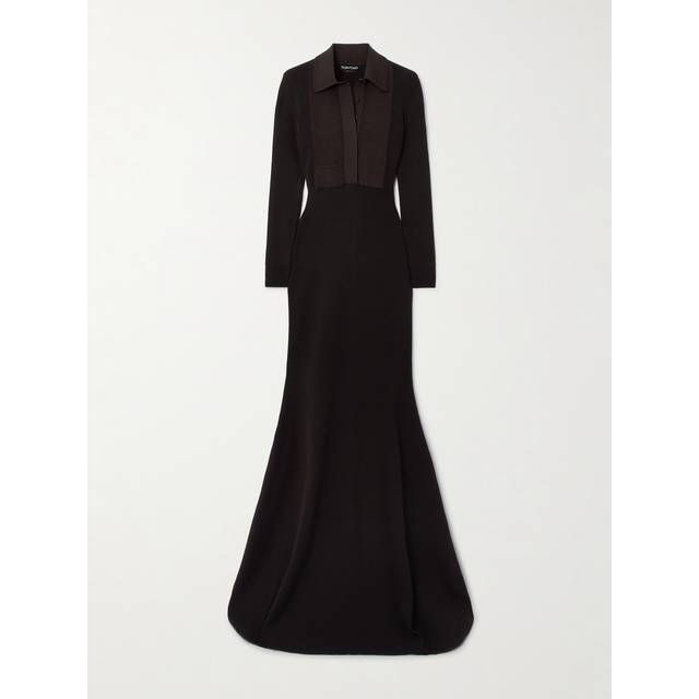 Tom Ford Turtleneck knitted wool-blend dress