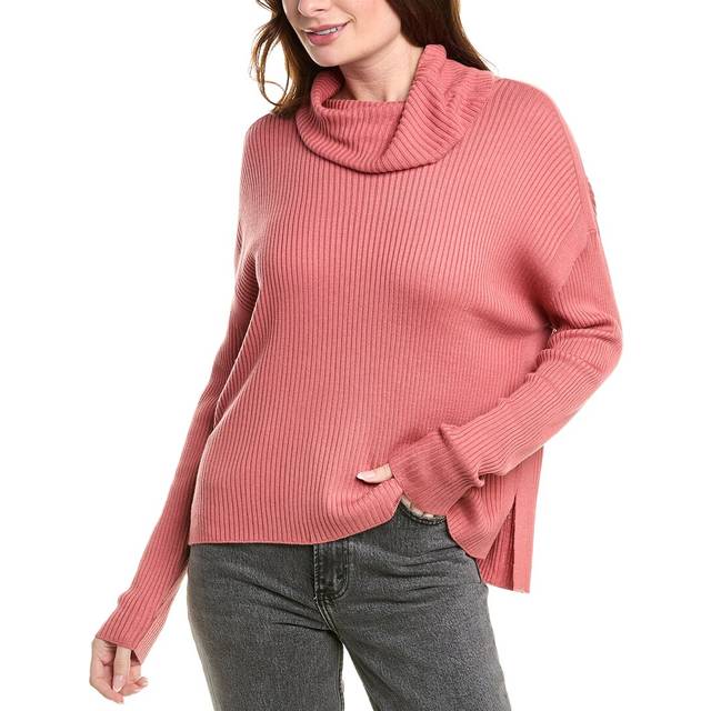 Splendid Georgie Cowl Neck Cashmere-Blend Sweater