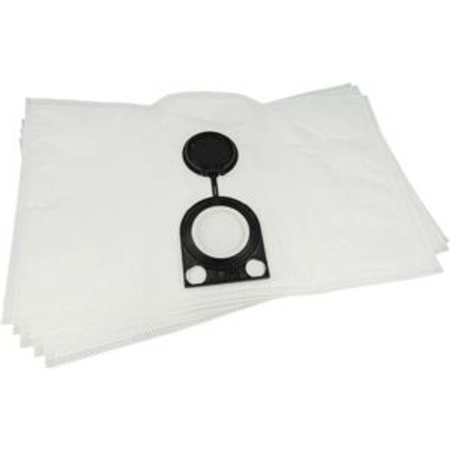 Vhbw - 5x Vacuum Cleaner Bag Replacement for Starmix fbv 20, 434827 for Vacuum Cleaner, Microfleece, 20 l capacity, 31 cm x 51 cm, White