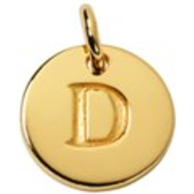 Hänge beloved mini letter d guld