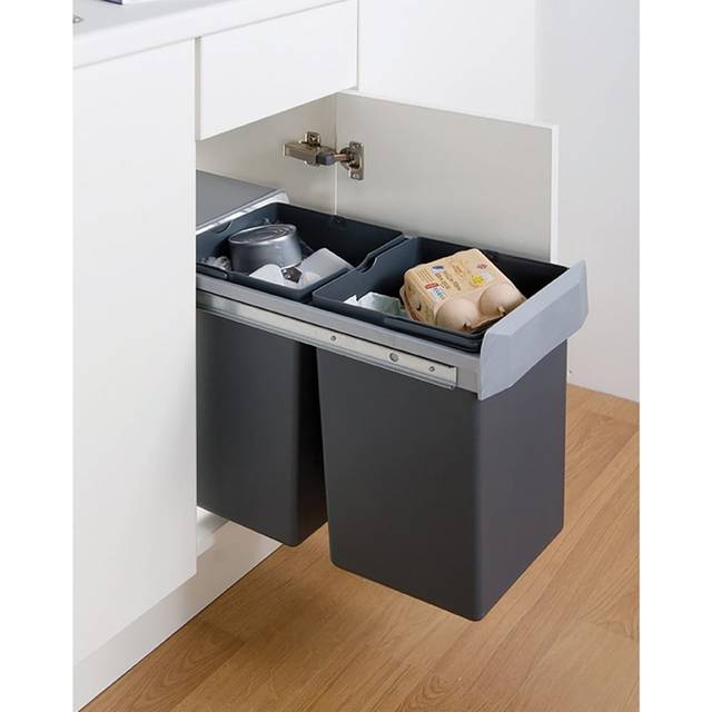 Caple Slide Out Kitchen Cabinet Waste Sorter Bin 30 litres BIN30L