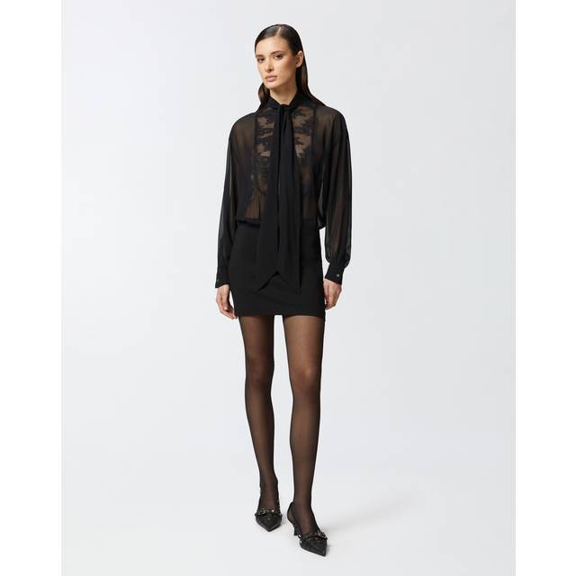 PINKO, Short Dresses, female, Black, S, Black Dress