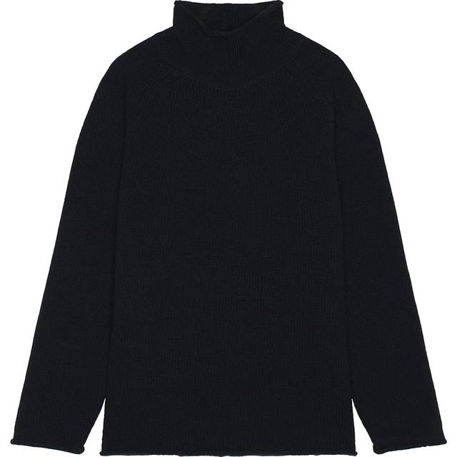 SATURDAYS NYC Roll Neck Knit Sweater in Navy - Navy. Size M (also in S). (M)