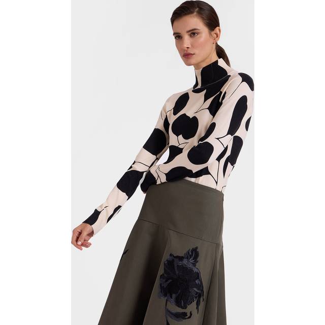 La DoubleJ Silky Turtleneck - Woman Knitwear Lunaria Light Pink Xs