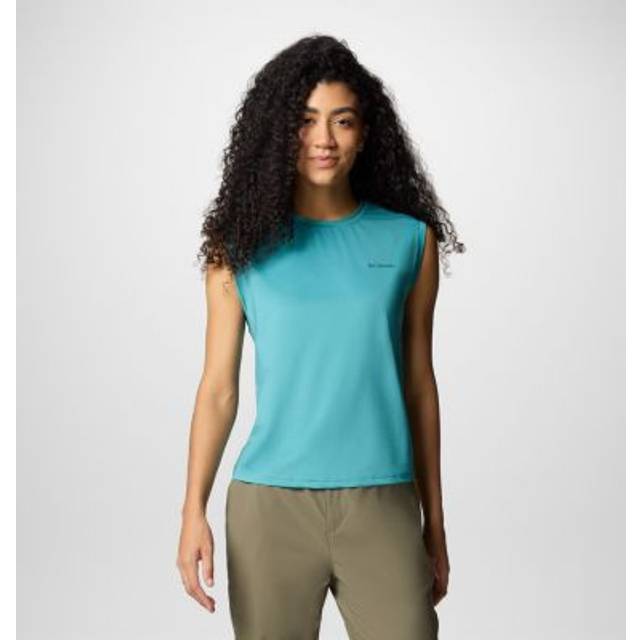 Columbia Women's Wild Springs Muscle Tank- - Green (L)