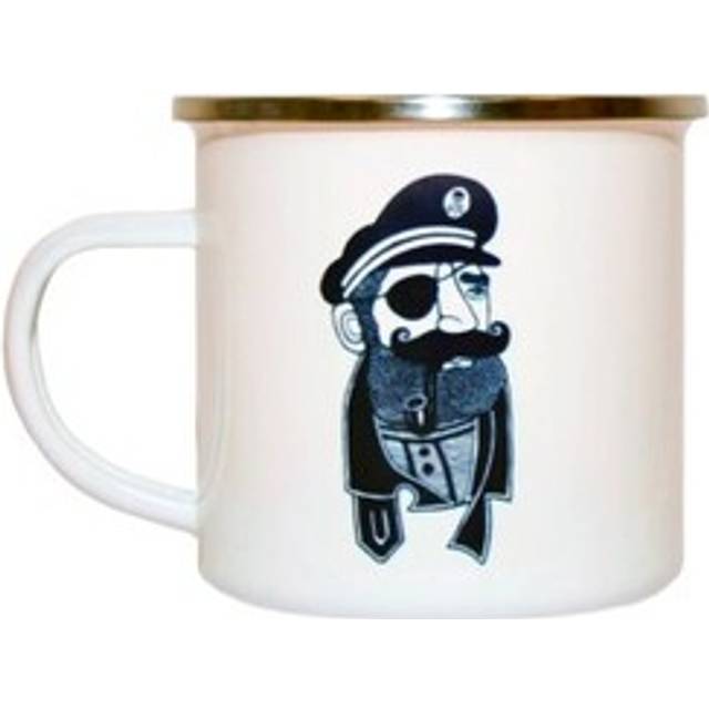 Lakor enamel mug captain coffee