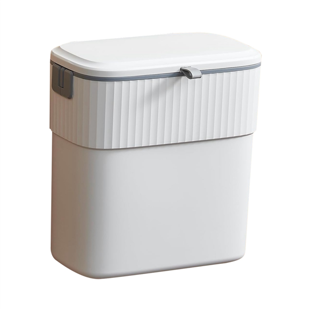 Hanging Trash Can,2.3 Gallon Kitchen Garbage Bin Food Waste Container