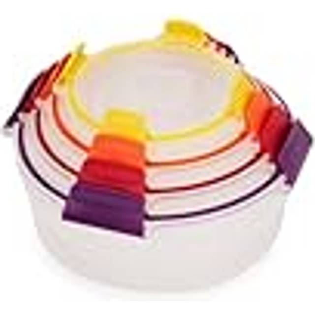 Joseph Joseph Nest Lock Round Multi-Size Storage Containers, Set of 4, Multi