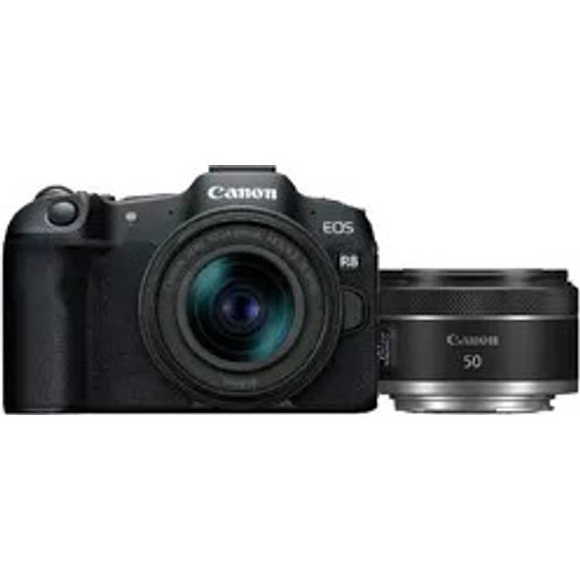 Canon EOS R8 + RF 24-50mm F/4.5-6.3 IS STM + RF 50mm F/1.8 STM | ✅ 5 years warranty