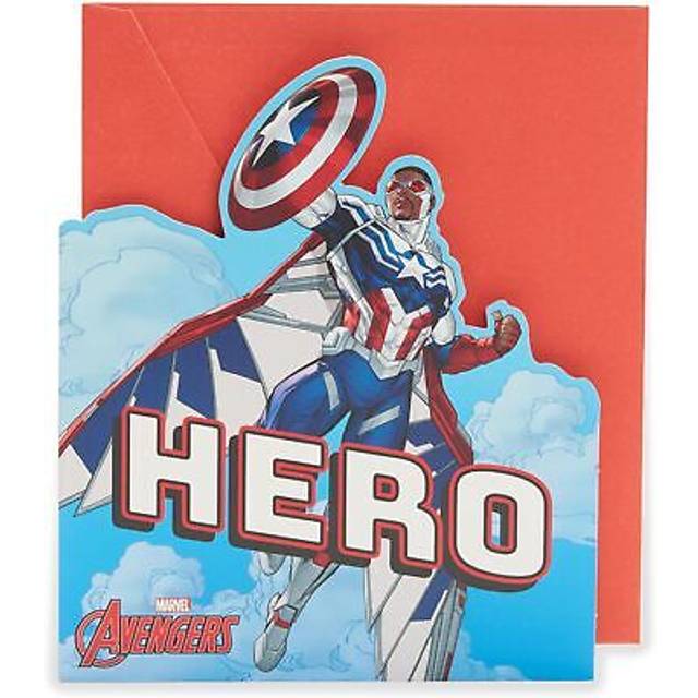 Captain America Design Marvel The Avengers Birthday Card For Him