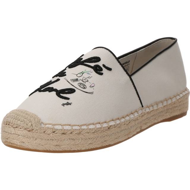 Karl Lagerfeld, Kamini Duo Café De Karl Espadrilles, Woman, Off White, Size: 35