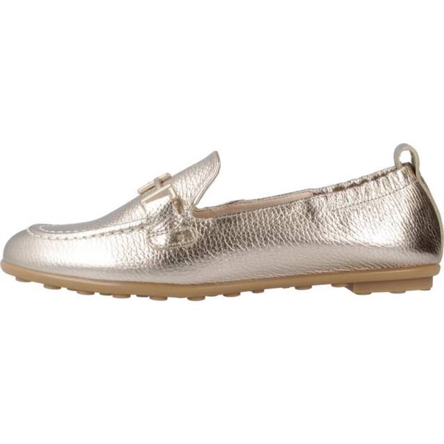 Hispanitas for woman. HV254027 Golden Bombay Leather Moccasins (40), Flat, None, Casual