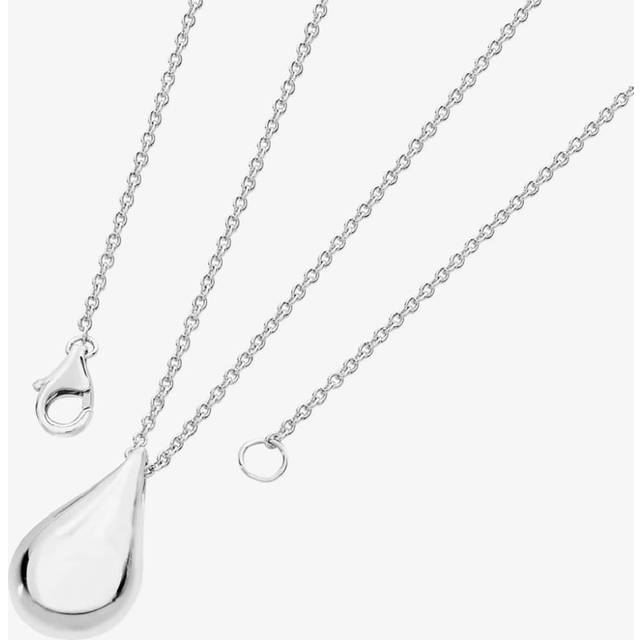 Lucy Quartermaine Silver Tear Drop Large Pendant Necklace TDP1