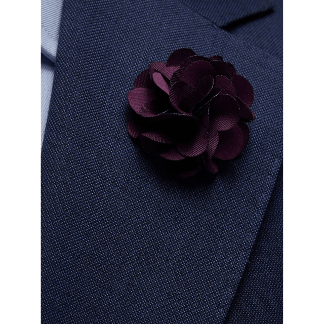 Dark Purple Flower Lapel Pin