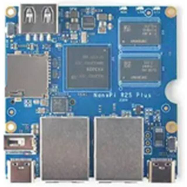 NanoPi R2S Plus Rockchip RK3328 Mini Router Dual Gigabit Port 1GB RAM 32GB EMMC(A)