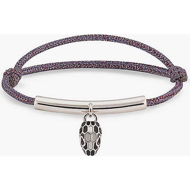 Bvlgari Womens Violet Dark Serpenti Forever Silk Bracelet 1 Size - VIOLET DARK