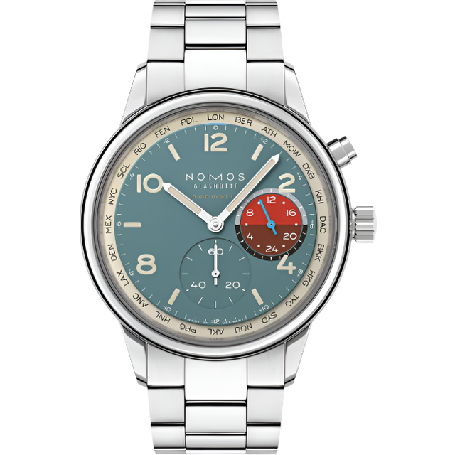 Nomos Glashutte Club Sport Neomatik Worldtimer Glacier Watch Pre-Order