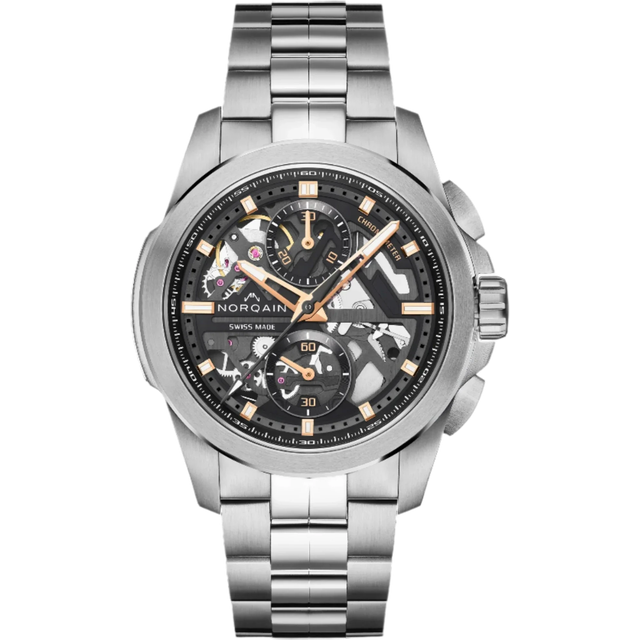 Norqain Independence Skeleton Chrono 42mm Bracelet Watch