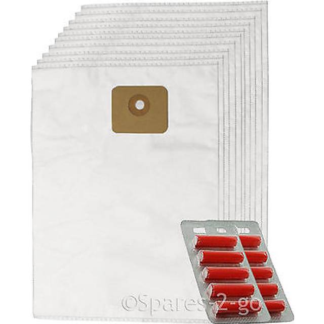 Hoover dust bags for nilfisk multi wet & dry 20 20t 30t vacuum x 10 + fresh