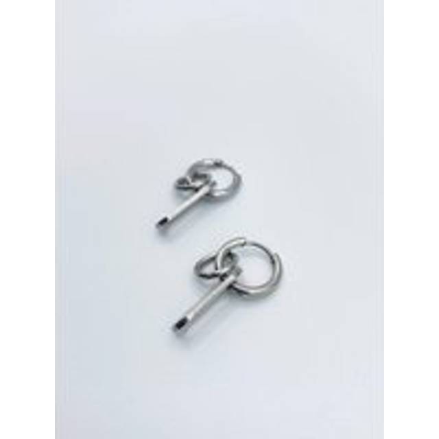 Chunky Hoop Earrings - Metallics - One Size