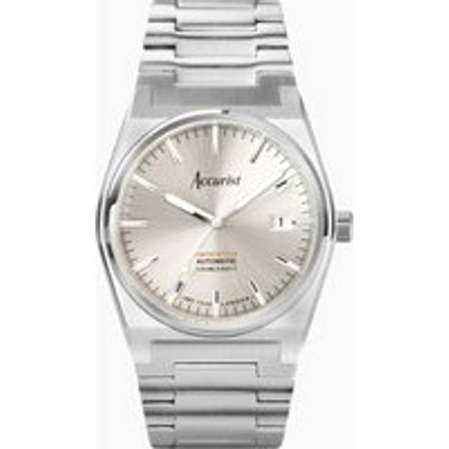 Accurist Accurist Limited Edition Origin Automatic Men’s Watch | Silver Case & Stainless Steel Bracelet with Mushroom Dial | 41mm