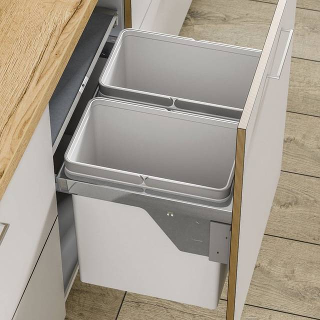 Caple Pull Out Kitchen Cabinet Waste Sorter Bin 56 litres BIN56L