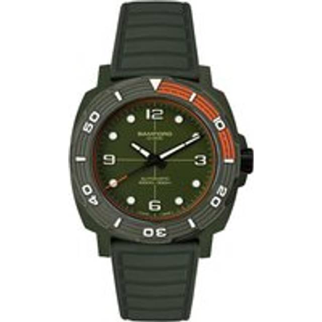 Bamford D-300 Matte Green Ceramic Watch