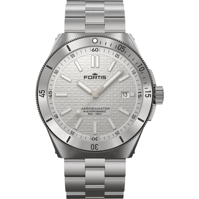 Fortis Marinemaster M-40 Snow White Watch
