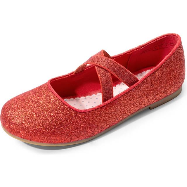 DREAM PAIRS Girls Ballerina Dress Shoes Mary Jane Flats Size 10 Toddler RED Angie-2