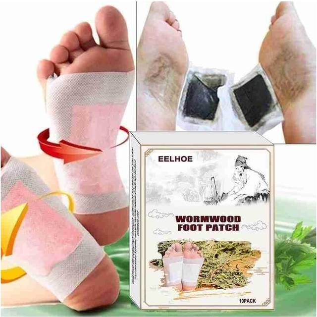 20PCS Wormwood Foot Patch Herbal Body Detox Foot Pads FAST