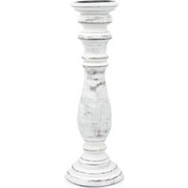 Classic Candle Stand - Whitewash - Large