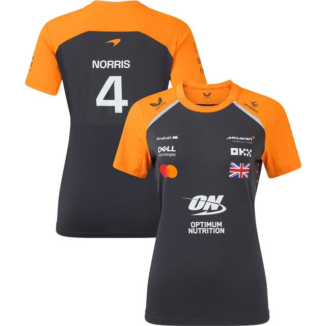 McLaren 2025 Team Lando Norris Driver Set Up T-Shirt - Phantom - Womens