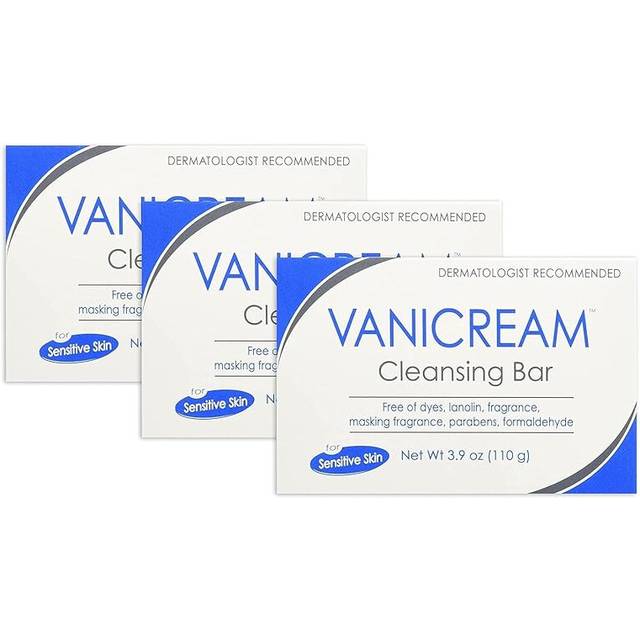 Vanicream Cleansing Bar for Sensitive Skin 3.9 oz 3 ea