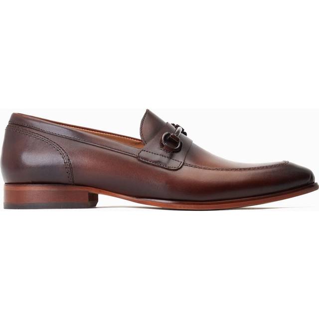 Men's Base London Russo Leather Men's Burnt Brown Loafers - Size: 7