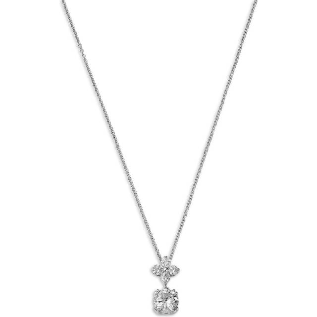 Bloomingdale's Diamond Solitaire Drop Pendant Necklace in 14K White Gold, 1.0 ct. t. w.